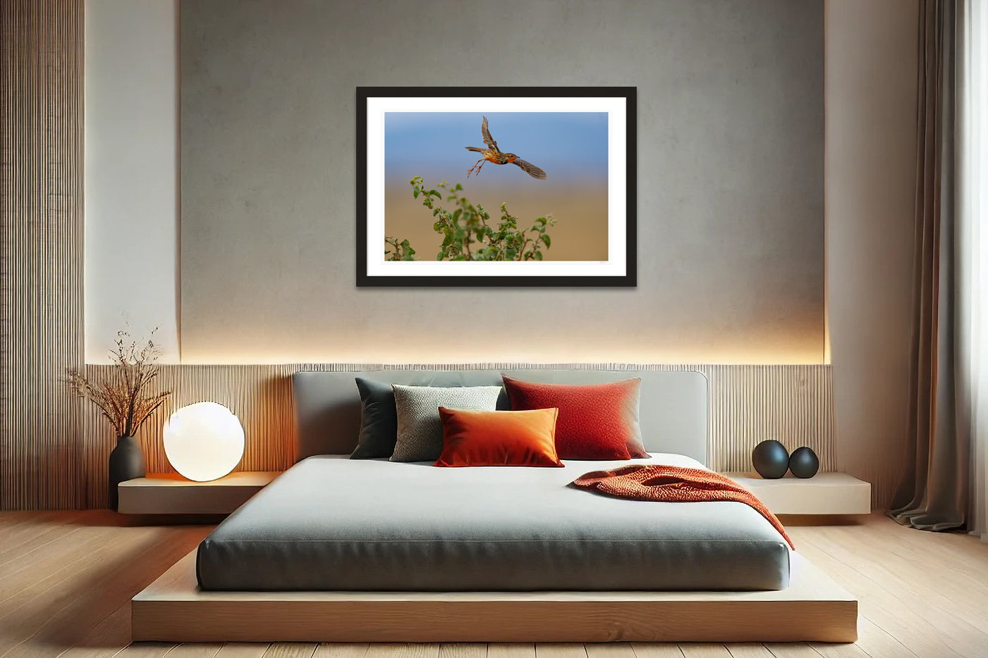 Flight Over The Grasslands