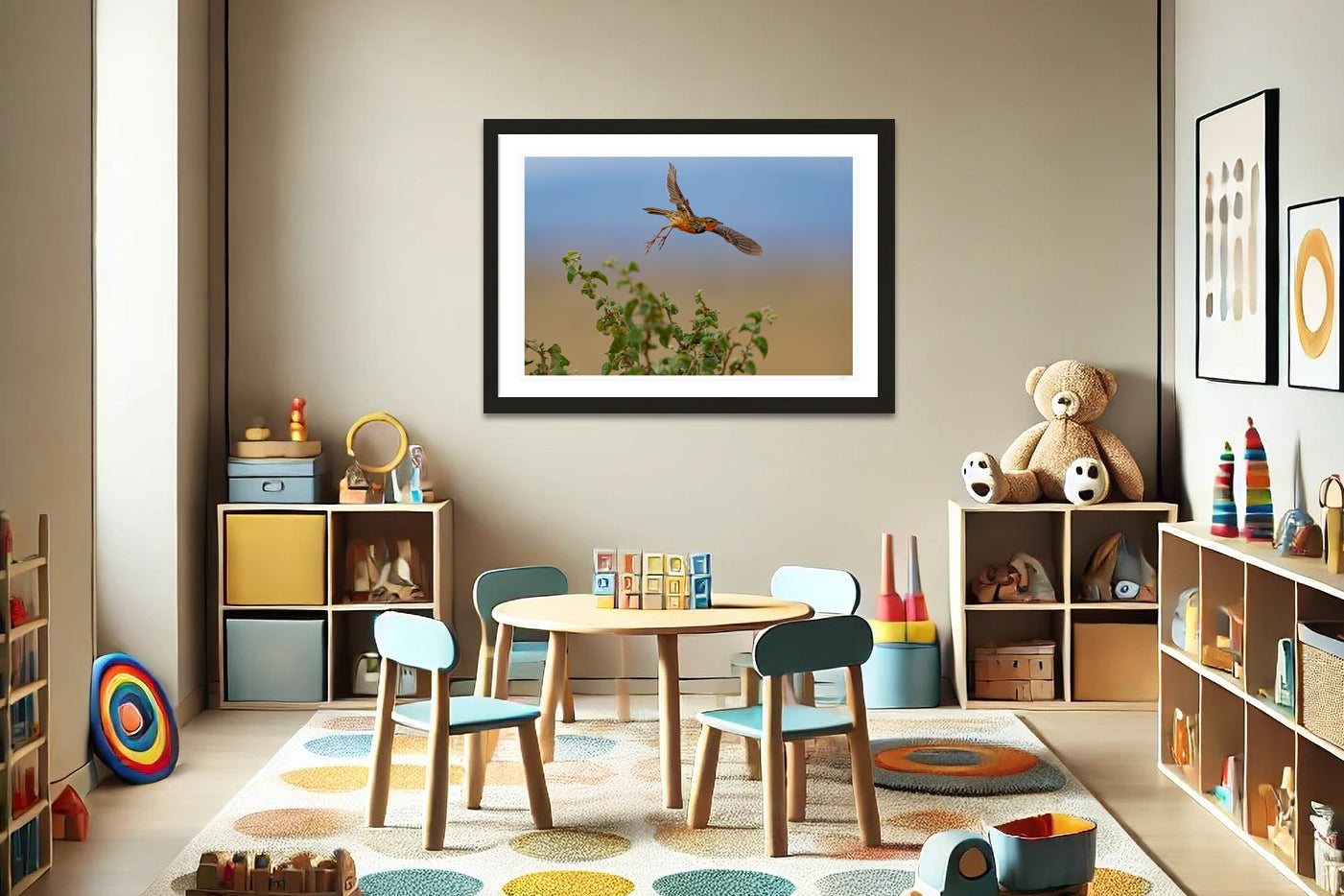 Flight Over The Grasslands