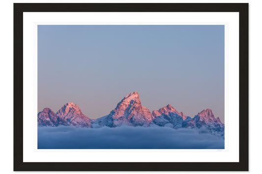 Twilight Over The Tetons